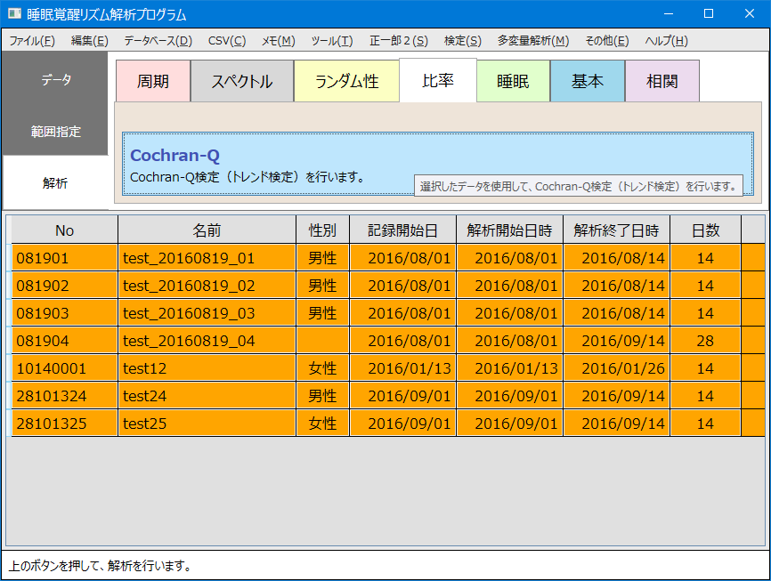 Cochran-Q検定