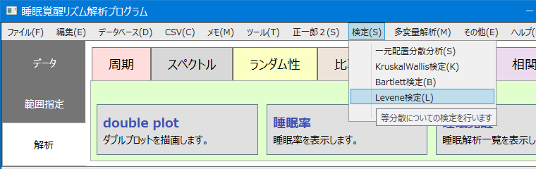 Levene検定