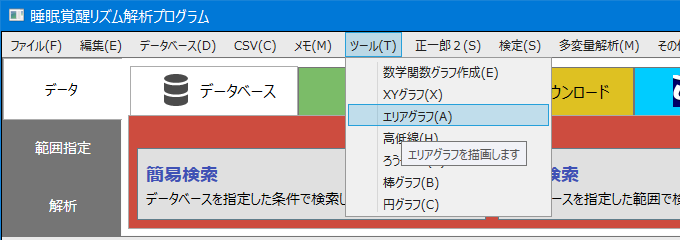 エリアグラフ